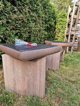 Taburet Elinor (Dub truffel, hneda)
