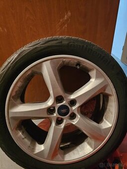 Originální alu kola z Ford Mondeo mk5 r18 + letní pneu, 4ks
