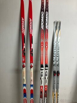 Prodám běžky Atomic 193 a 190cm Salomon 163č