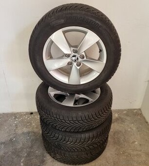Zimní originílní Alu sada Fabia 4 185/65 R15