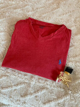 Červené tričko Ralph Lauren - L
