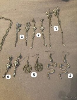 Bižuterie – náhrdelníky a náušnice