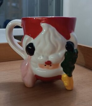 Keramika hrnek 🎅 vánoční Santa Claus Vánoce 🎅