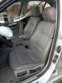 E46 sedan interiér sklopný kožený