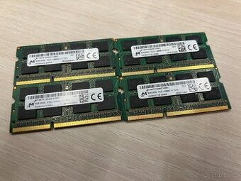 🟢 Operační paměti Micron PC3L, 8GB (16gb), DDR3, 1600Mhz