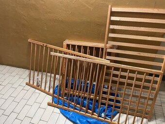 Starší dětská postýlka 120x60