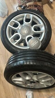 Alu disky fiat 500 R15 letní pneu