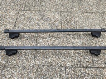 Střešní nosiče Thule (patky 755 + ocelové tyče) - na hagusy