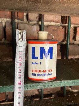 Retro plechovka- nádoba na olej LM Auto 1