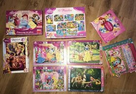 Puzzle, kniha, hra a domeček pro panenky - 1
