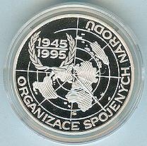 Mince 200 Kč 1995   50.výročí OSN Proof