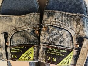 Dámské luxusní nové letní jeansové pantofle - 1