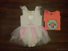 Gymnastický, baletní dres/trikot 134/140 + triko