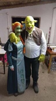Shrek a Fiona kostým na karneval a maškarní