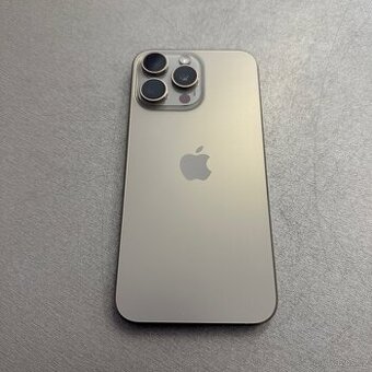 iPhone 15 Pro Max 256GB, natural titan, 100% baterie