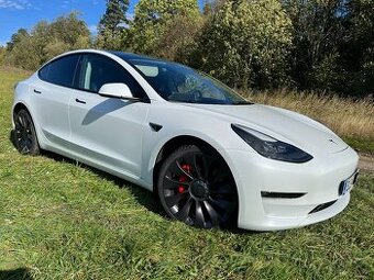 Tesla 3 Performance 9/2021 refresh model