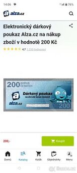 Slevova poukazka Alza.cz 2x200 kc