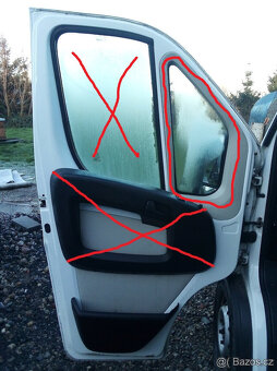 Ducato Boxer Jumper díly předních dveří
