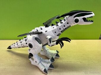 INTERAKTIVNÍ DINOSAURUS bílo-černý