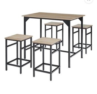 barový set, bistro set, židle a stůl, 4+1