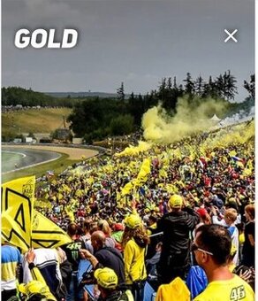 Prodám dva lístky moto gp gold