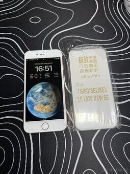 iPhone 8, 64 GB, růžová, prasklé zadní sklo
