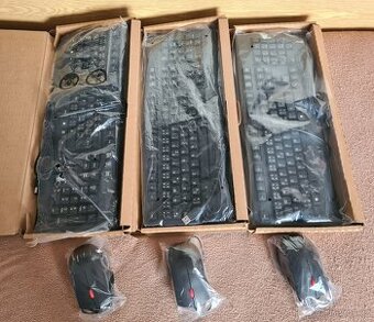Lenovo - klávesnice + myši
