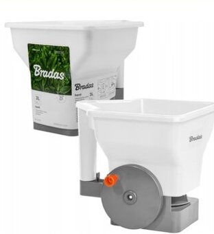 Ruční metač, rozmetač hnojiva, ruční secí stroj