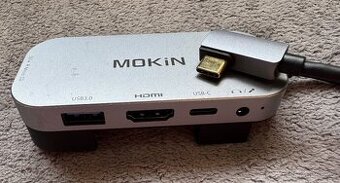 Dokovací stanice - USB-C hub Mokin 6v1