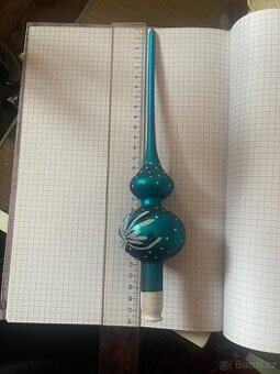 Prodám skleněnou vánoční špičku