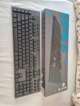 Logitech G915 X LIGHTSPEED Linear herní klávesnice US černá