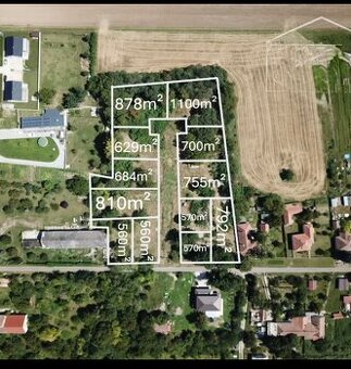 Predám pozemky pri Nitre