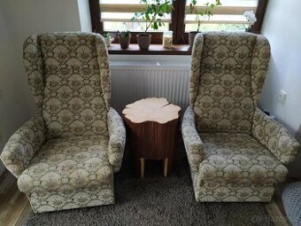 Retro křeslo ušák