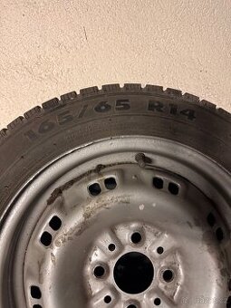 165/65/14 plechové disky + pneu