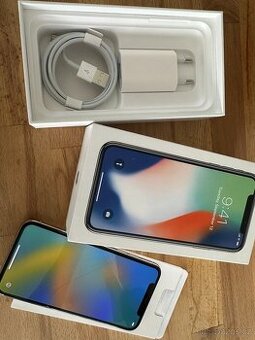 iPhone X silver,64GB