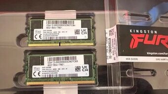 RAM 32GB DDR5 - 2x 16GB pre notebook