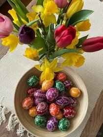 Velikonoční kraslice - v barvách tulipánů - 1