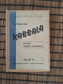 Kabbala -  Eliáš Oldřich 1938