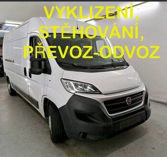STĚHOVÁNÍ / VYKLÍZENÍ  / PŘEVOZ / ODVOZ / KDYKOLI / LEVNĚ