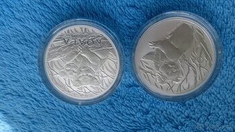 Stříbrné mince Koala 1 oz 2024 a 2025 RAM