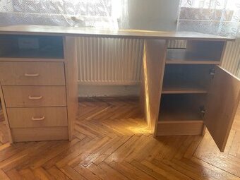 Pracovní stůl se šuplíky (kancelářský)