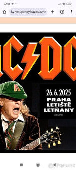 AC/DC-stání u pódia
