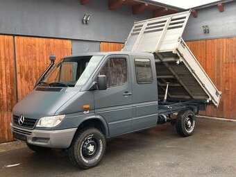 MERCEDES SPRINTER 4x4 2,2CDi DOUBLECAB 3str sklápě
