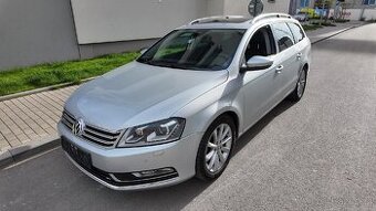 VW Passat, 2.0 TDI, DSG, max. vybava, serviska, po servisu.