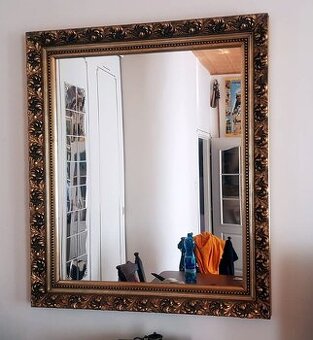 Zrcadlo s rámem 85x75 cm - 1