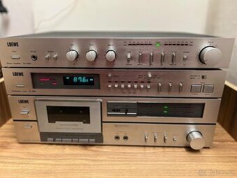 LOEWE VINTAGE SESTAVA-ZESILOVAČ,TUNER,TAPE DECK