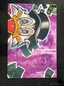 🖼️ Pop-art obraz Scrooge McDuck 120×80 cm