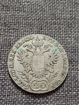 20 krejcar 1830 B