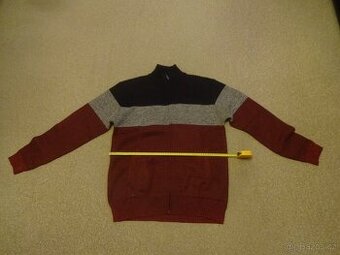 Pánský pletený svetr nový, reálná velikost L-XL