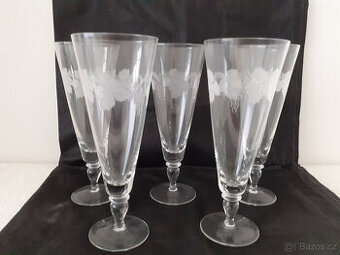 Retro skleničky na šampus